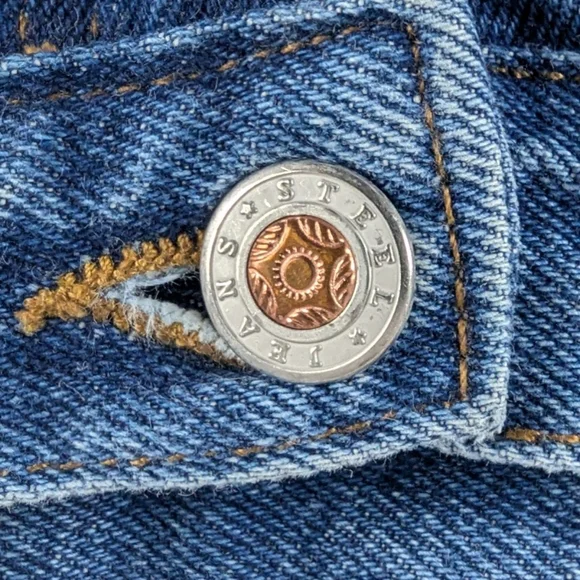 Steel Jeans Vintage Size T8 With Some Light Wear To The Bottom Seat - Picture 4 of 10